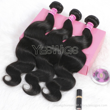 Cheap Unprocessed Indian Human Wavy Hair Bundle Extensions Double Weft Body Wave Indian Hair Bundles Ready To Ship For Wholesale